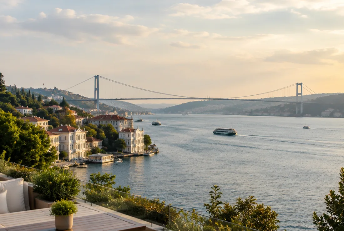 İstanbul Boğazı ve Boğaz Köprüsü